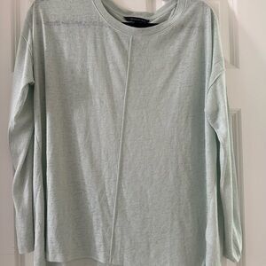 Women's Light Green Long Sleeve Top